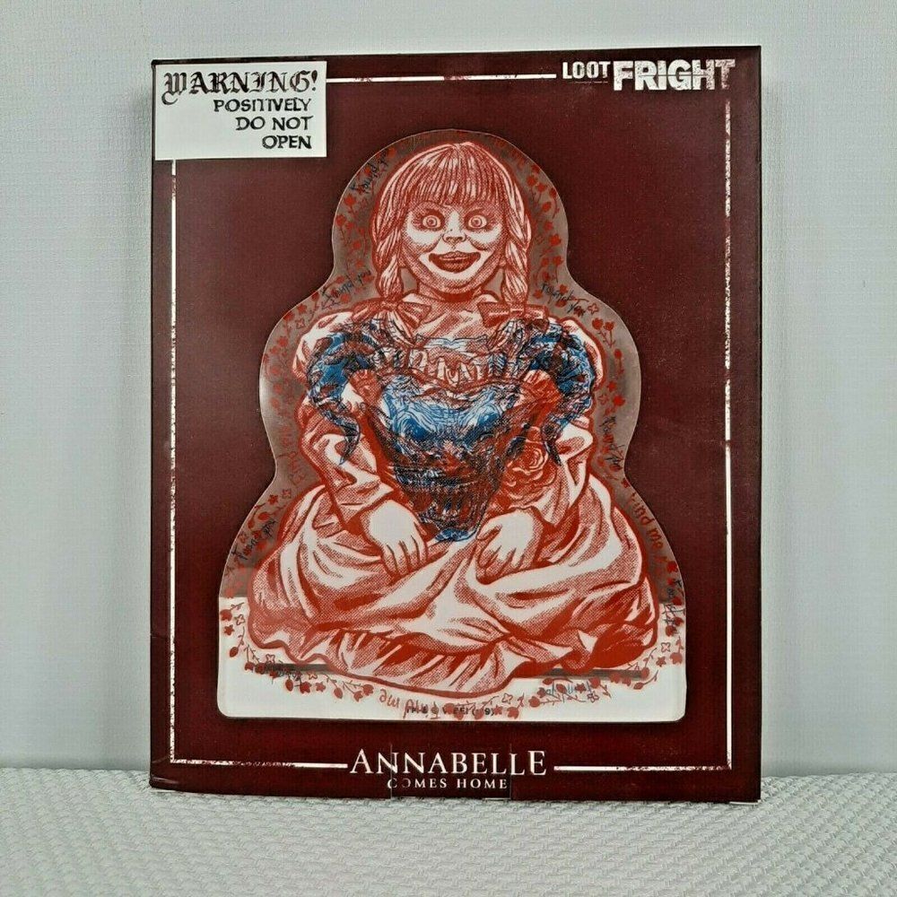Loot Fright Crate Exclusive Annabelle Comes Home 3D Figure Glasses Horror NEW